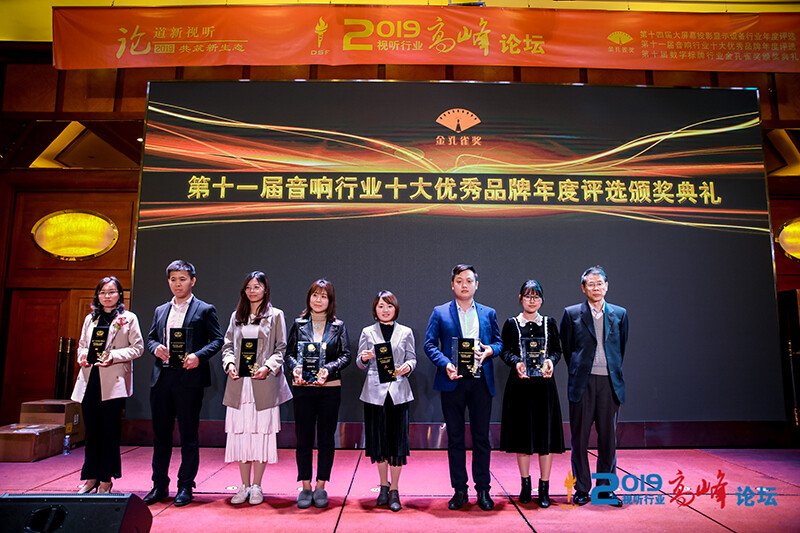 2019年度十大優(yōu)秀家庭影院品牌獎(jiǎng)